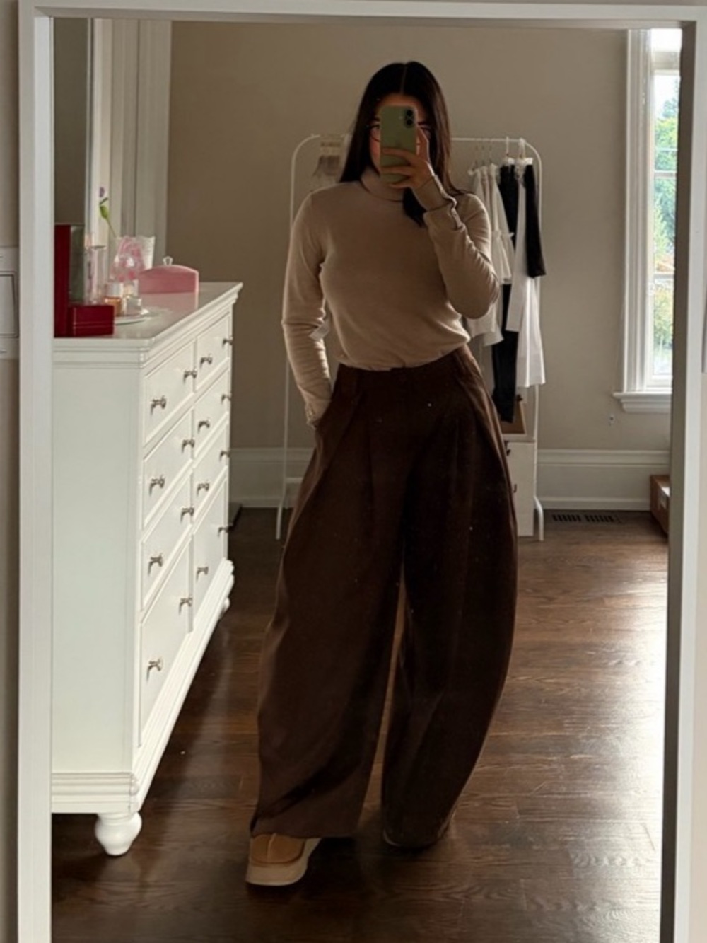 Calvin Klein Turtleneck Sweater in Brown Size Small NWT